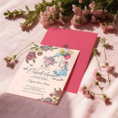 Waterverf  Alice in ONEderland Birthday Kaart