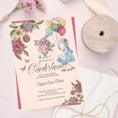 Waterverf  Alice in ONEderland Birthday Kaart