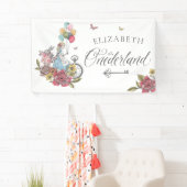 Waterverf  Alice in ONEderland Birthday Spandoek (Insitu)
