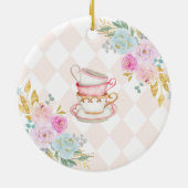 Waterverf Alice We verwachten ouders Keramisch Ornament (Achterkant)