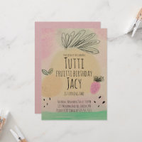 Waterverf Alle verjaardagsfeesten Handtekening