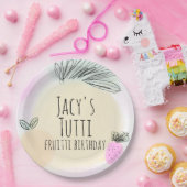 Waterverf Alle verjaardagsfeesten Handtekening Papieren Bordje (Feest)