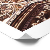 waterverf "Allure" kerkarchitectuur Poster (Hoek)