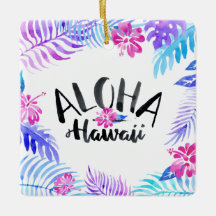 Waterverf Aloha Hawaii Tropisch | Versiering