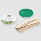 Waterverf Aloha Luau Elke Age Birthday Party Handwaaier (Niet-gemonteerd)