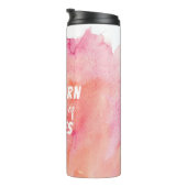 Waterverf als eenhoorn in een gebied van paarden thermosbeker (Geroteerd rechts)