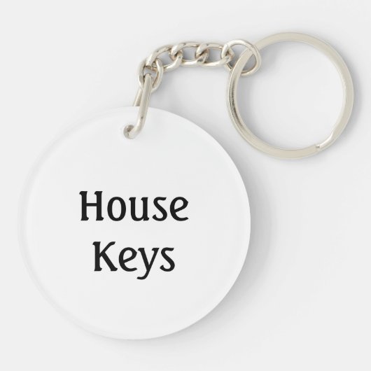 Waterverf American Bully dog Sleutelhanger (Achterkant)