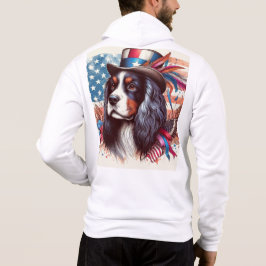 Waterverf Amerikaanse Cocker Spaniel Hoodie