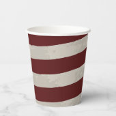 Waterverf Amerikaanse vlag 4 juli Papieren Bekers (Achterkant)