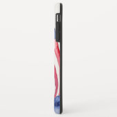 Waterverf Amerikaanse vlag Case-Mate iPhone Case (Achterkant/links)