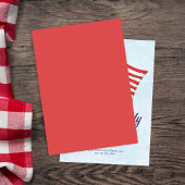 Waterverf Amerikaanse vlag op 4 juli Kaart