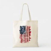 Waterverf Amerikaanse vlag Tas (Achterkant)