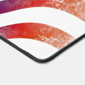 Waterverf Amerikaanse vlag zwaaien Bureaumat (Hoek)