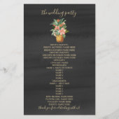 Waterverf anananas (Achterkant)