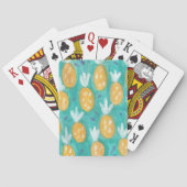 Waterverf anananas afdrukken pokerkaarten (Achterkant)