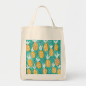 Waterverf anananas afdrukken tote bag (Voorkant)