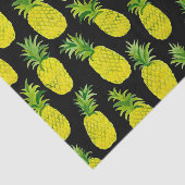 Waterverf anananas Black Cadeau Tissuepapier (Detail)