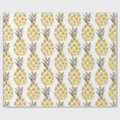 Waterverf anananas Land Rustic Cadeaupapier (Vlak)