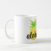 Waterverf ananas Aloha Tropische Mok (Links)
