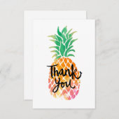 waterverf ananas bedankt script (Voorkant / Achterkant)
