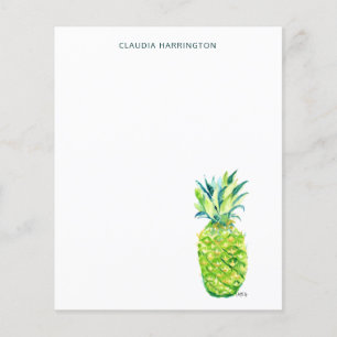 Waterverf Ananas Colorful Boho Hand-Drawn