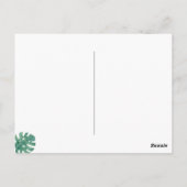 Waterverf Ananas Dank Je Briefkaart (Achterkant)