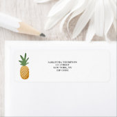 Waterverf ananas etiket (Insitu)