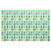 Waterverf ananas fruitpatroon stof (Yard (91,4 cm))