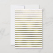 Waterverf Ananas Geometrische Oasis Faux Folie Kaart (Achterkant)