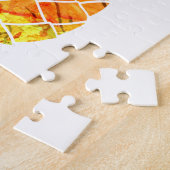 Waterverf ananas legpuzzel (Zijkant)