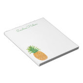 Waterverf ananas notitieblok (Schuin)