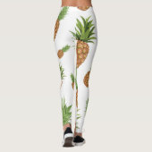 Waterverf ananas patroon 1 leggings (Achterkant)