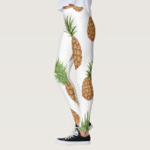 Waterverf ananas patroon 1 leggings (Links)