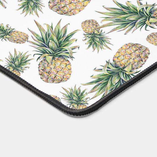 Waterverf Ananas Patroon 2 Bureaumat (Hoek)