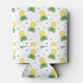 waterverf ananas patroon blikjeskoeler (Achterkant)