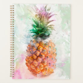 Waterverf ananas planner