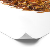 Waterverf ananas poster (Hoek)