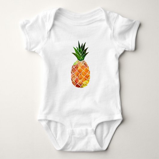 Waterverf ananas romper (Voorkant)