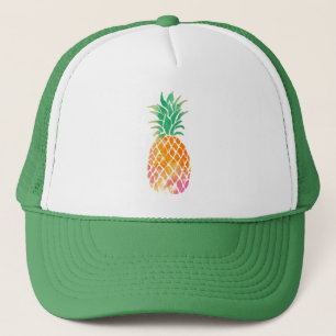 waterverf ananas trucker pet