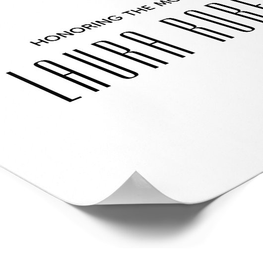 Waterverf ananas | Welkomstteken Baby shower Poster (Hoek)