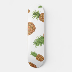 Waterverf ananaspatroon 1 persoonlijk skateboard