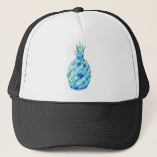 Waterverf ananassieontwerp Shirt Trucker Pet