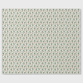 Waterverf ananasslepatroon cadeaupapier (Vlak)