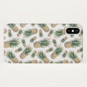 Waterverf ananasslepatroon Case-Mate iPhone case (Achterkant (horizontaal))