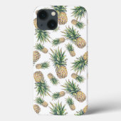 Waterverf ananasslepatroon Case-Mate iPhone case (Achterkant)