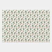 Waterverf ananasslepatroon inpakpapier vel (Voorkant)