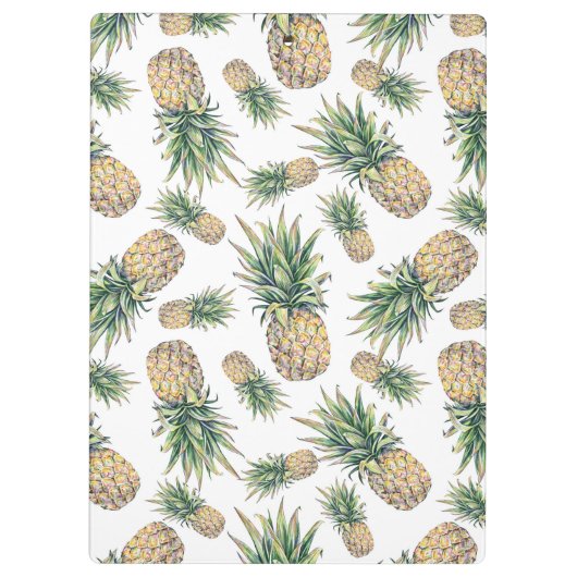 Waterverf ananasslepatroon klembord (Achterkant)