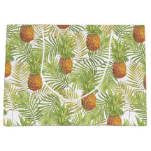 Waterverf ananasslepatroon