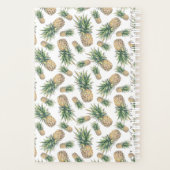 Waterverf ananasslepatroon planner (Achterkant)