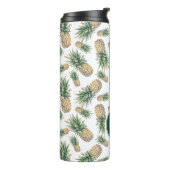 Waterverf ananasslepatroon thermosbeker (Gedraaid links)